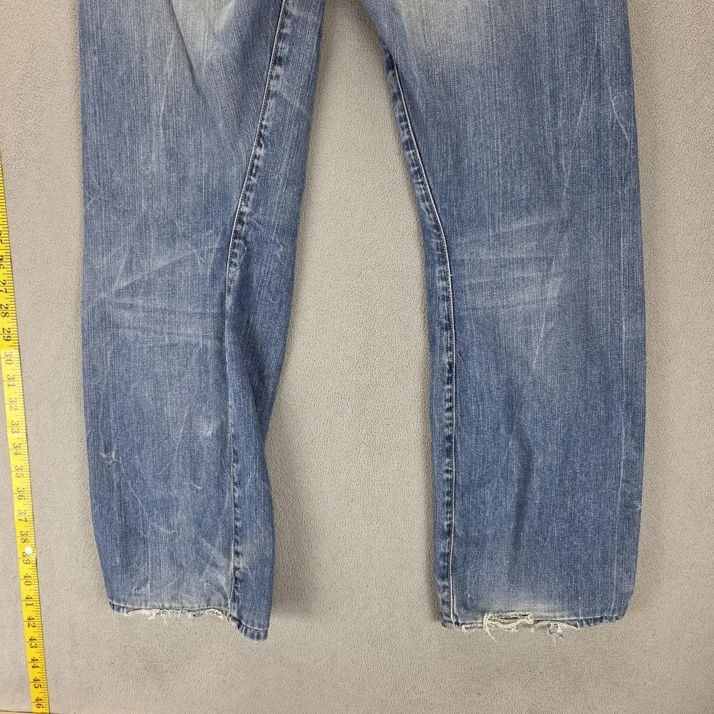 Vintage Levis Engineered Jeans Mens 30x32 Blue Twisted Flap Pockets Button Fly